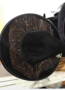 Glitzer Hexenhut - Orange - Bild 1 von 3