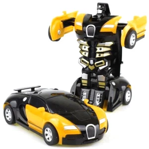 Auto-Roboter-Spielzeug ABS-Kunststoff Mini-Größe Verwandelt Auto-Roboter Für - Bild 1 von 5