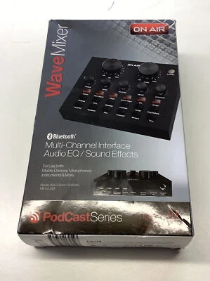 Tzumi 7254B Wave Mixer Multi-Channel Interface Audio EQ/Sound Effects -Open Box - Image 1 of 4