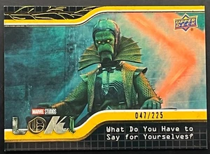 2023 Loki What Do You Have to Say for Yourselves? YELLOW PARALLEL d#047/225 - Picture 1 of 2