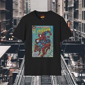 Retro Spiderman T-Shirt, Vintage Marvel Tee, Comic Book Superhero Shirt, Unisex - Picture 1 of 19