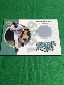 Camiseta deportiva usada de béisbol 2002 UD Authentics #SL-EM Edgar Martínez de los Marineros - Imagen 1 de 3