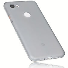 mumbi Schutzhülle für Google Pixel 3a XL Hülle Cover Case Schutz Tasche grau