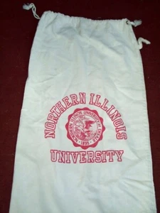 Vintage NORTHERN ILLINOIS UNIVERSITY College BAG Carry Laundry Travel NIU School - Picture 1 of 8