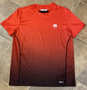 Venum Dry Tech Performance Training Short Sleeve Compression Shirt Red/Black szM