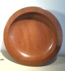 Vintage Handmade Iroko Wood Bowl Height 4.5cm/Diameter 22 cm Fruit/Sweets/Oppari