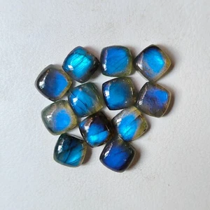 Good Quality Labradorite Smooth Cabochon Gemstone Lot Size 10 MM Gift For her - Picture 1 of 5