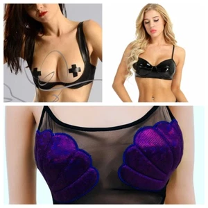 Para mujeres Moda Verano Sin mangas Prendas para el torso sin mangas Chaleco Blusa Malla Sujetador Prendas para el torso recortadas Camisas - Imagen 1 de 14