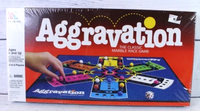 Juego de mesa Milton Bradley Aggravation Marble Race Foto 1 de 2