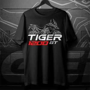 Triumph Tiger 1200 2012-2024 T-Shirt, Motorcycle Tee Shirt for ADV Riders - Picture 1 of 20