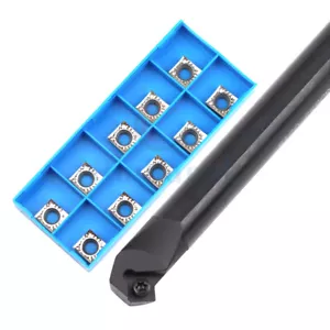 S16Q-SSSCR09 16mm CNC Lathe Internal Turning Tool Holder + 10Pcs SCGT32.51 - Picture 1 of 4