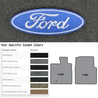 ACC 2004-2008 Ford F-150 Ford Logo 2pc Cutpile Front Floor Mats - Image 1 of 4