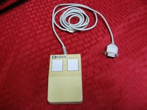 Vintage Computer ball Mouse Dexxa Two Button Square MB 92-9F serial db9 - Picture 1 of 5