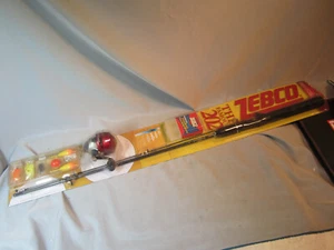 Zebco The Famous 202 Reel Med Light Fishing Rod & Bonus Tackle NIB - Picture 1 of 3