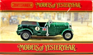 Coche de carreras BENTLEY Matchbox of Yesteryear Nº:Y-5 RACING GREEN 1929 4,5 litros - Imagen 1 de 12