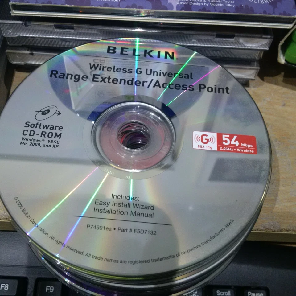 BELKIN - WIRELESS G RANGE EXTENDER ACCESS - Software CD-Rom 2005 - P74991ea - Image 1 of 1