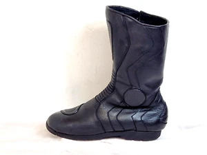 Country Waterproof Herren Motorradstiefel Schwarz Reißverschluss UK 12 EU 46 - Bild 1 von 9