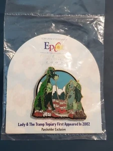 DISNEY EPCOT FLOWER & GARDEN FESTIVAL 2003 PASSHOLDER LADY TRAMP PIN LE 3000 - Picture 1 of 1