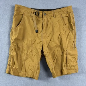 Prana Zion II Shorts Herren 35 braun Cargo Stretch Gürtel Wandern Outdoor - Bild 1 von 5