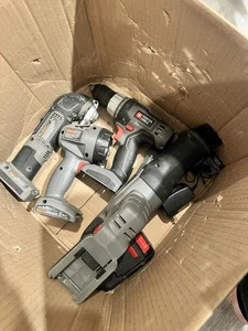 Porter Cable tool lot 18V Reciprocating Saw,oscillating multi tool, drill &light - Picture 1 of 9