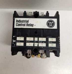 GUARANTEED! WESTINGHOUSE CUTLER-HAMMER 600V 10A 120V COIL CONTROL RELAY AR420A - Picture 1 of 2