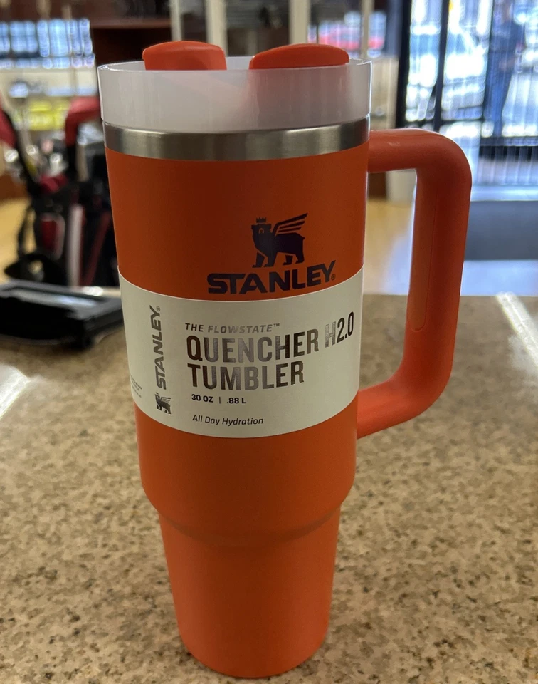 Stanley 30oz FlowState Tumbler TIGERLILY Orange Quencher H2-0 Imperfect