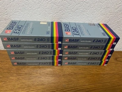 10 Videokassetten - BASF E240 Extra Quality - VHS - Bild 1 von 2