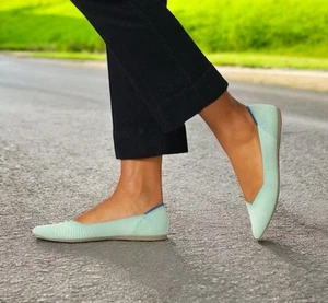 Rothy's The Point Damen-Flat mintgrün Freizeit Lifestyle Größe 10,5 - Bild 1 von 7