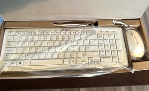 MSI  Wired Keyboard And Mouse Combo White NIB - Picture 1 of 8