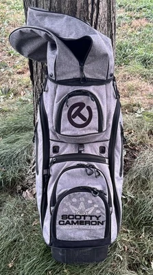 SCOTTY CAMERON GOLF BAG HEATHER GRAY CART  CIRCLE T CT GOLF STAND STAFF - Image 1 of 3