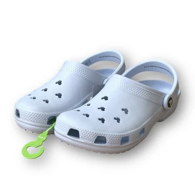 2025 Disney Parks Crocs Mickey Mouse Icon Clogs Blue Womens Size 8 Mens 6 NEW - Image 1 of 4