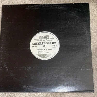 Animated Flow – The Life You Save 12” Vinyl Record RARE NYC RANDOM RAP - Image 1 of 4