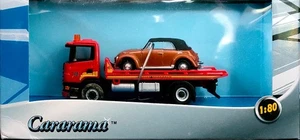 Cararama 1:80 Scania Car Recovery Truck  (With VW Beetle Car)  BNIB - Picture 1 of 4