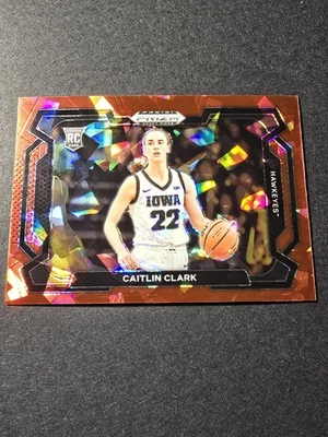 2024 Panini Prizm Draft Picks - Caitlin Clark #57 Red Ice Prizm Variations (RC) - Image 1 of 2