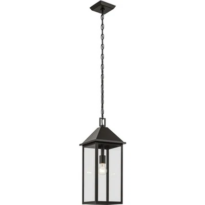 Colgante colgante exterior de bronce antiguo Kichler Lighting 59160OZ Prin 1 luz 9 pulgadas Foto 1 de 4