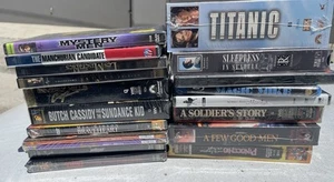 Sealed VHS DVDs Lot 18 Titanic Scarface Beverly Hills Cop Magic Mike - Picture 1 of 11