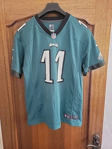 Maglia Nike Carson Wentz 11 Philadelphia Eagles NFL verde gioco XL 2018 - Foto 1 di 13