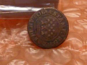 Original 1660's STAMFORD Colonial Times HALF PENY Trade Token #2 - Picture 1 of 3