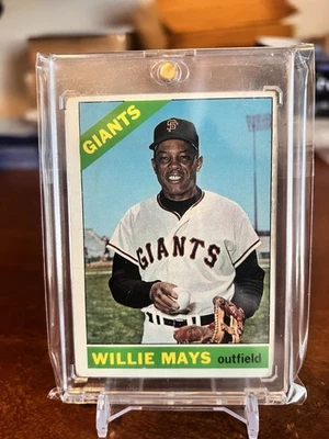 1966 Topps - Willie Mays #1 HOF GIANTS Foto 1 de 4