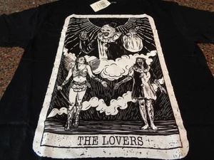 Terrifier Art The Clown "The Lovers" Tarot Card T-Shirt Adult Medium Black NWT - Bild 1 von 5