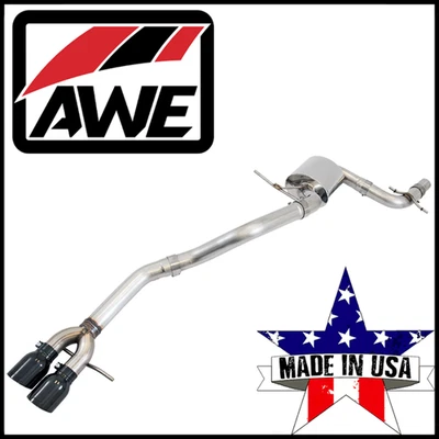 Sistema de escape trasero AWE Tuning Track Cat apto para Volkswagen Jetta 2011-13 sedán 2,5 L Foto 1 de 3