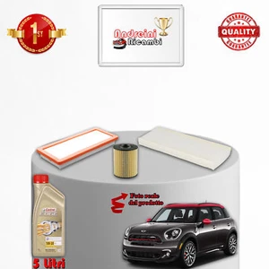KIT TAGLIANDO FILTRI E OLIO MINI COUNTRYMAN R60 1.6 COOPER S ALL4 147KW 2012 -> - Foto 1 di 1