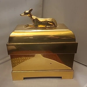 Vintage Whippet Windhund Hund Chapman Co Haustierbestattung Orientalist Box 1982 verdienen - Bild 1 von 17