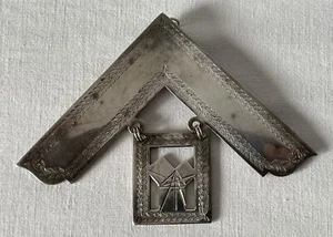 FERNHAM LODGE No. grabado vintage Joya maestra pasada enchapada en plata masónica 269 - Imagen 1 de 8