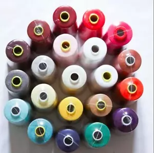 Sewing Machine Overlocking Thread Stitching - 100% Polyester - Picture 1 of 32
