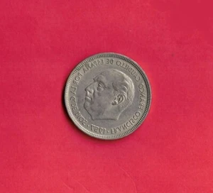 SPAIN SPANISH KM788 1957 (71) UNCIRCULATED-MINT UNC-BU OLD  50 PESETAS COIN - Picture 1 of 1