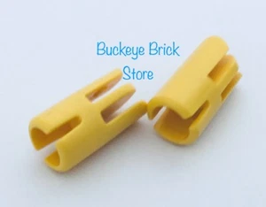 Lego GELB Arm Stück mit ABSCHLEPPKUGEL Sockel 3 Finger-Menge 2 - Bild 1 von 3