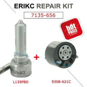 ERIKC 7135-656 Repair Kit Nozzle L135PBD+Valve 9308-621C for Injector EJBR00504Z - Picture 1 of 7