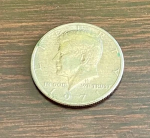 Liberty Half Dollar Coin 1971 - Picture 1 of 3