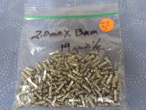 Bicycle Spoke Nipples 14 Gage, 2.0mm x 13 x (14Ga x 1/2") 150 pieces-Brass-Bag 3 - Picture 1 of 3